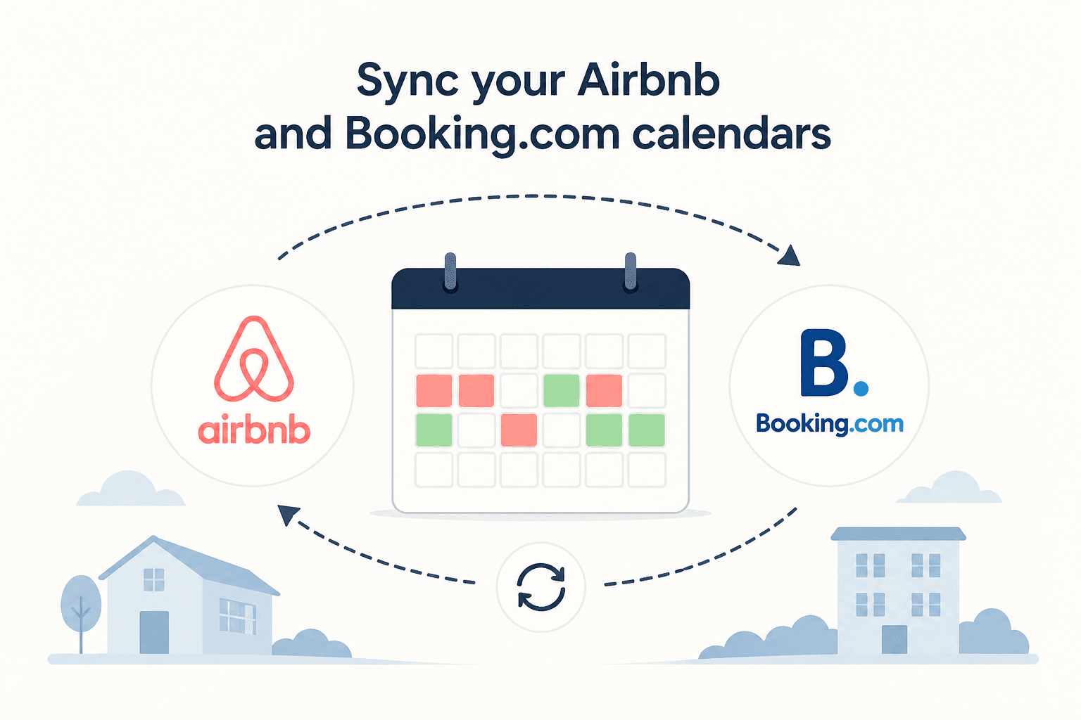 How to sync Airbnb and Booking.com calendars